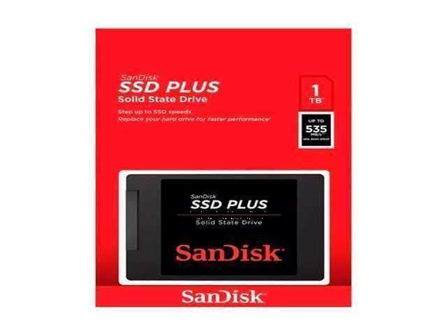 UNIDAD DE ESTADO SOLIDO SSD SANDISK 1TB / 2.5" / 545 MB/S / SSD PLUS