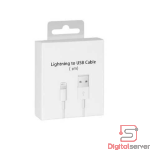 CABLE CARGADOR USB TIPO-A  A LIGHTNING / IPHONE - APPLE / 1 METRO / BLANCO