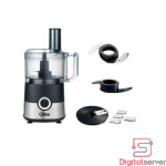 PROCESADOR DE ALIMENTOS Q-ONE 7 EN 1 / 750W / 1500ML / COLOR NEGRO CON PLATEADO
