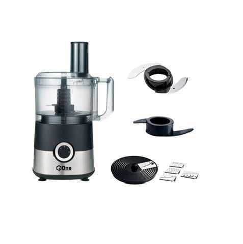 PROCESADOR DE ALIMENTOS Q-ONE 7 EN 1 / 750W / 1500ML / COLOR NEGRO CON PLATEADO