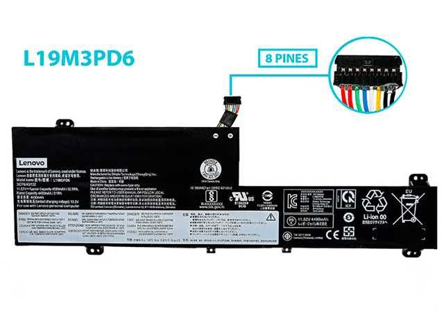BATERIA LENOVO FLEX 5-15IIL05 L19C3PD6 L19M3PD6 L19D3PD6 L19L3PD6 INTERNA
