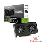 TARJETA GRAFICA DE VIDEO ASUS RTX 5050 / GDDR6 8GB / 3X DP - 1XHDMI / 2 VENTILADORES / EDITION OC / DLSS 4 / PCIex5.0