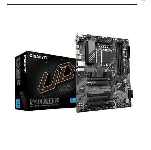 MAINBOARD GIGABYTE DS3H AX / WIFI 6E-BLUETOOTH / 14AVA GEN / SOCKET LGA 1700 / DDR5 / HDMI / DP / M.2 / USB3.2 / PCIE4.0 / ATX