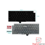 TECLADO PARA APPLE MACBOOK PRO M1 PRO MAX RETINA 14 / 16 A2442 / A2485 2021 M2 A2779 / A2780 2023 M3 A2918 / A2991 / A2992 2023 SIN FRAME US