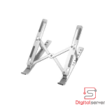 SOPORTE PARA LAPTOP INFINYTEK ERGONOMICO STAND PLEGABLE / AJUSTABLE / METALICO / HASTA 17" PULGADAS / COLOR GRIS
