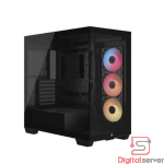 CASE CORSAIR 3500X RS-R ARGB / MID-TOWER ATX / VIDRIO PANORÁMICO / ILUMINACIÓN ARGB /PUERTOS USB-C + USB 3.2 / HD-AUDIO / COLOR NEGRO