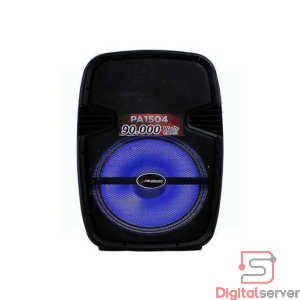 PARLANTE ITALY AUDIO PA1504 / 15" PULGADAS / BLUETOOTH / RECARGABLE / 90000 WATTS / USB / MICRO SD / MICROFONO INALAMBRICO