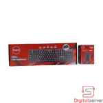 COMBO Q-ONE COMPUTER  DE TECLADO QK-616 Y MOUSE QM-390 / SILENCIOSO / USB / COLOR NEGRO