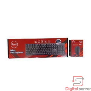 COMBO Q-ONE COMPUTER  DE TECLADO QK-616 Y MOUSE QM-390 / SILENCIOSO / USB / COLOR NEGRO