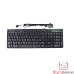 TECLADO PARA PC DELL KB216 / CON CABLE / ALAMBRICO / CONEXIÓN USB / COLOR NEGRO