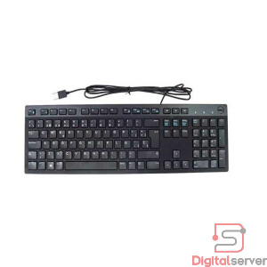 TECLADO PARA PC DELL KB216 / CON CABLE / ALAMBRICO / CONEXIÓN USB / COLOR NEGRO