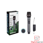 MICROFONO INALAMBRICO UHF RECARGABLE TTD-M10 / ALCANCE HASTA 50M / JACK 3.5MM / COLOR NEGRO