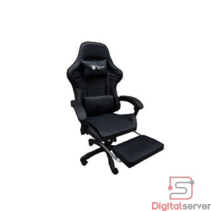 SILLA GAMER PARA JUEGO ENV ARESREST /AJUSTABLE HASTA 135° GRADOS / REPOSAPIES / HASTA 150KG / COLOR NEGRO