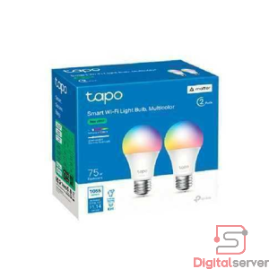FOCOS INTELIGENTES WIFI SMART MULTICOLOR TP-LINK TAPO 1055 LUM CONTROL POR VOZ 2 UNIDADES