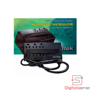 REGULADOR DE VOLTAJE ALTEK AVR2000SK / 1000W / 2000VA / 110V/60HZ / 6 TOMAS /  AUTOMATICO