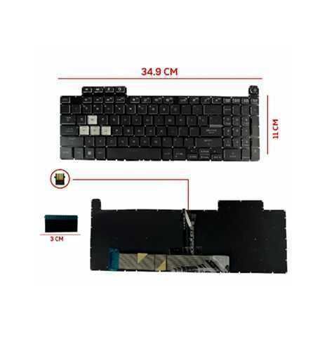 TECLADO ASUS TUF GAMING A15 FA507 FA507R / A17 FA707 FA707RC / F17 FX507 FX507R FX507Z FX507ZM FX517 FX517ZC FX517ZM FX517ZR FX517Z / G4