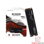 UNIDAD DE ESTADO SOLIDO SSD M.2 NVME KINGSTON 1TB 1024GB / KC3000 / PCIE 4.0 / 2280 / 7000MB/S