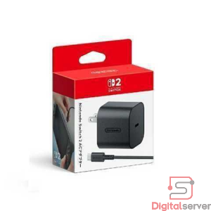 CARGADOR PARA CONSOLA DE VIDEOJUEGO NINTENDO SWITCH 2 / TIPO C / COLOR NEGRO