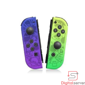 CONTROLADOR JOY-CON PAIR PARA NINTENDO SWITCH / SPLATOON 3 / COLOR MORADO Y VERDE NEON