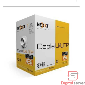 CABLE DE RED INTERIOR NEXXT UTP 4 PARES CAT6 CATEGORIA 6 PROFFESIONAL 305 METROS 24 AWG / COLOR GRIS O AZUL