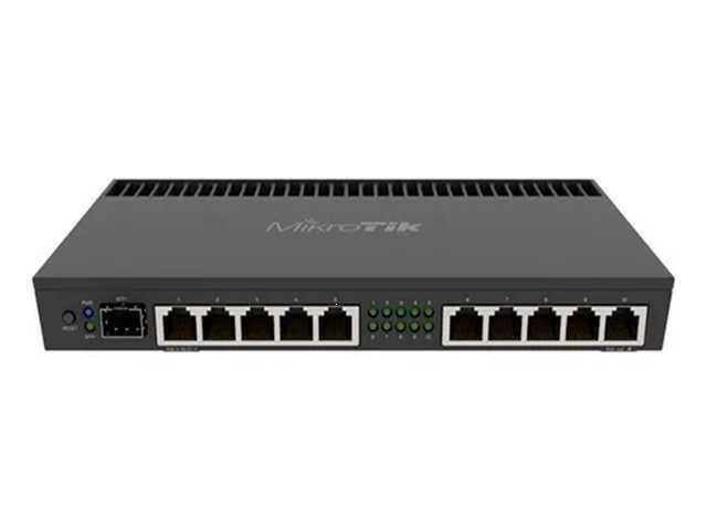 ROUTER MIKROTIK RB4011IGS / 10 PUERTOS / 10-100-1000MBS / GIGABIT / QUAD-CORE 1.4GHZ CPU / GRADO A