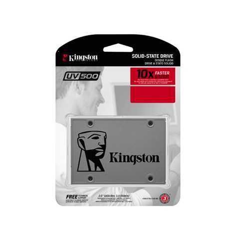 UNIDAD DE ESTADO SOLIDO SSD KINGSTON 480GB / SATA 2.5" / UV500 / SATA III 6Gb/s