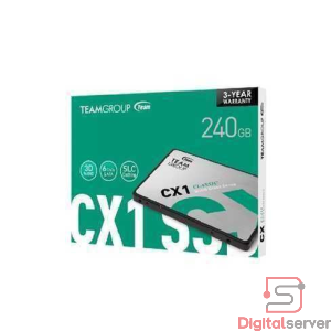 UNIDAD DE ESTADO SOLIDO SSD TEAM GROUP CX1 SLC / 240GB / SATA III / 2.5" / 6GB/S / 3D NAND