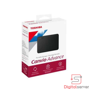 DISCO DURO EXTERNO HDD TOSHIBA 1TB CANVIO ADVANCE / COLOR NEGRO