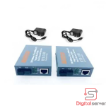 KIT CONVERTIDOR DE MEDIOS TRANSCEIVER DE FIBRA NETLINK 10/100/1000MBPS / 1GBPS / Tx / Rx