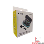 AUDIFONOS BLUETOOTH INALAMBRICOS OVI TWS-229 / RGB / 10M / BAJA LATENCIA / TOQUE INTELIGENTE / COLOR NEGRO