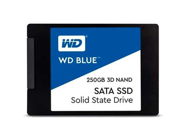 UNIDAD DE ESTADO SOLIDO WD WESTERN DIGITAL BLUE 250GB / 2.5" / WD BLUE 250GB / 3D NAND / GRADO A