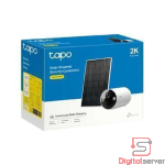 CAMARA TP-LINK TAPO C410 KIT / 2K 3MP / INCLUYE PANEL SOLAR / SOPORTA MICRO SD HASTA 512GB / WIFI / STARLIGHT / RECARGABLE / DETECCION IA / EXTERIOR