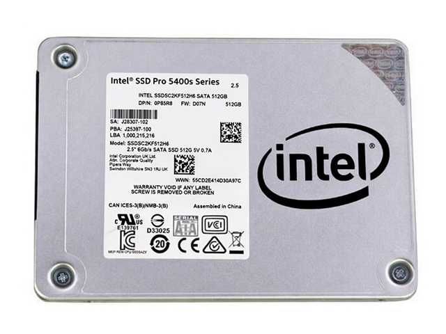 UNIDAD DE ESTADO SOLIDO SSD INTEL 256GB / 2.5" / PRO 5400S / SSDSC2KF256H6 / SATA III / GRADO A