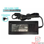 CARGADOR TOSHIBA 19V 6.32A 120W PLUG 5.5X2.5MM