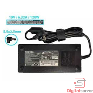 CARGADOR TOSHIBA 19V 6.32A 120W PLUG 5.5X2.5MM