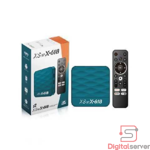 TV BOX ANDROID XS97 X-618 4K ULTRA HD 5G / SMART TV / HDMI / CONTROL REMOTO / COLOR TURQUESA