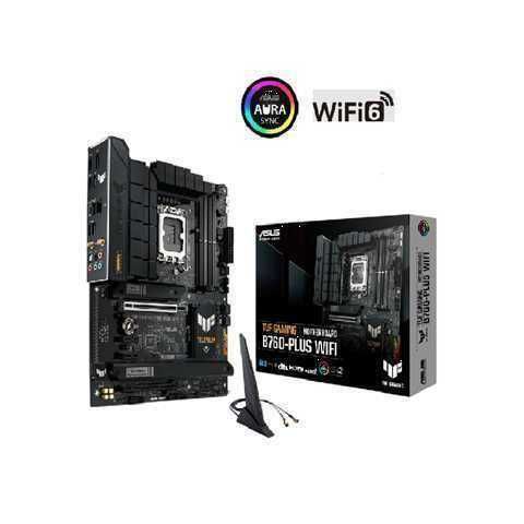 MAINBOARD ASUS TUF GAMING B760M-PLUS WIFI II / LGA 1700 / INTEL 12-14AVA GEN / DDR5 / WIFI 6 / PCIE 5.0 / HDMI / DP / M.2 / USB 3.2 / MICRO ATX