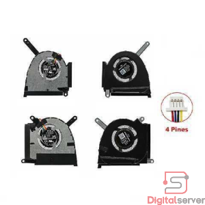 COOLER / FAN / VENTILADOR ASUS TUF F15 FX517ZC RTX 3050 IZQUIERDO Y DERECHO / 4 PINES