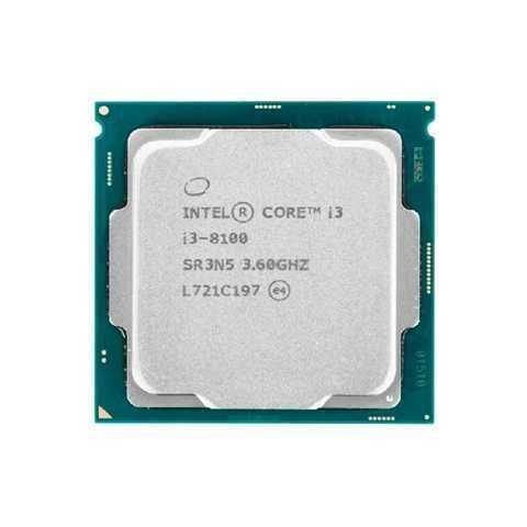 PROCESADOR INTEL CORE I3-8100 / 3.60GHZ / LGA 1151 / 8VA GENERACION / TRAY / SIN VENTILADOR