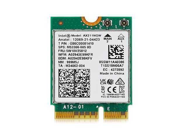TARJETA INTERNA WIFI AX211NGW / WIFI-5 Y WIFI-6 / PARA LAPTOP