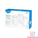 SISTEMA MESH WIFI CUDY M1300 2.0 AC1200 DOBLE BANDA 3 UNIDADES GIGABIT 10/100/1000MBPS WIFI 5 / 2.4GHZ Y 5GHZ