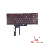 TECLADO MSI GF66 GF76 GL66 GL76 MS 1582 MS 17L1 11UE US BACKLIGHT CON BOTON POWER SIN FRAME NUMERICO