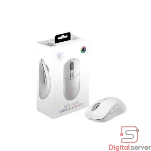 MOUSE GAMER MSI VERSA 300 WIRELESS WHITE / 50 HORAS / 2.4GHZ / LED / 8000 DPI / COLOR BLANCO