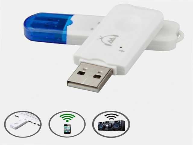 ADAPTADOR USB INALAMBRICO BLUETOOTH / DISTANCIA 8 A 10 M