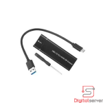 ENCLOSURE DUAL ST-649 PARA SSD M.2 SATA Y NVME / TIPO C / USB 3.1 / PCI-E