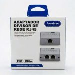 ADAPTADOR DIVISOR DE REDE RJ45 AOWEIXUN ORVESION ST-629 / 1 A 2 RJ45 / 1GBPS 