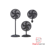 VENTILADOR BLAUPUNKT 3 EN 1 PIE / PARED / PEDESTAL 18 PULG 60 VATIOS DE PODER 5 ASPAS PLASTICAS / COLOR NEGRO