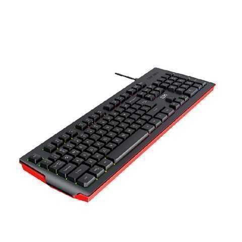 TECLADO GAMER EZMI GM866 / RETROILUMINADO / ALAMBRICO / CON CABLE / USB / COLOR NEGRO
