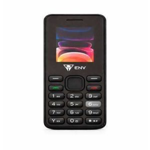 CELULAR ENV LINK / 1.8" LCD / PARA DOBLE SIM / LINTERNA / RADIO FM INALAMBRICO / SOPORTA MICRO SD / COLOR NEGRO