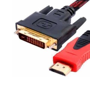 ADAPTADOR / CABLE CONVERTIDOR DVI A HDMI / NYLON / 1 METRO